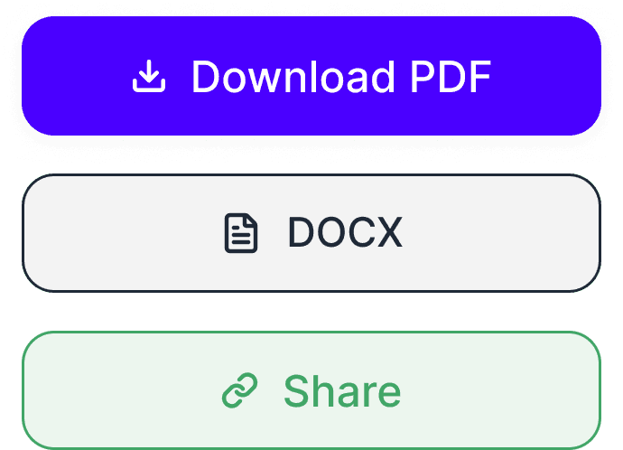different download options for the resume
