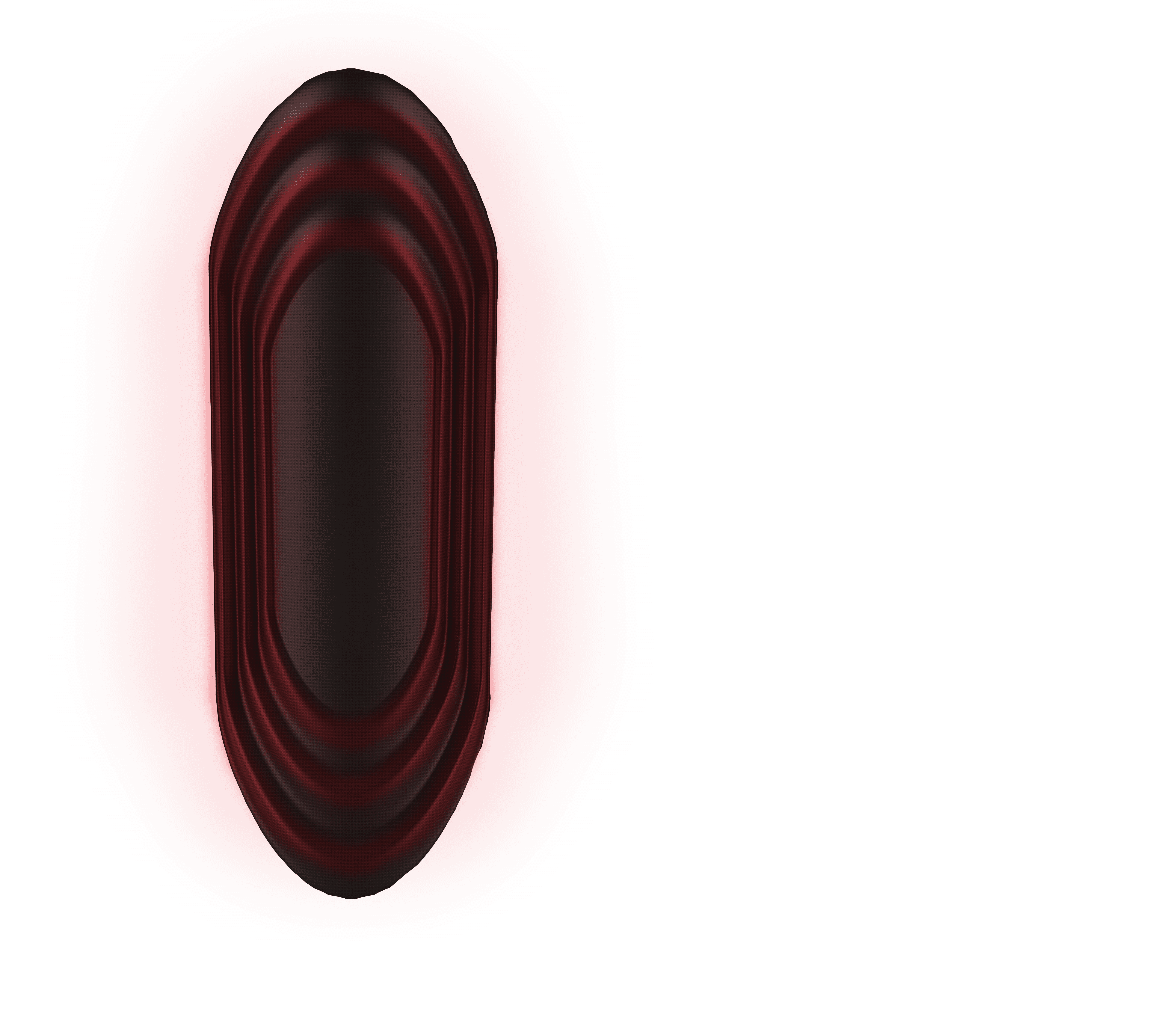The black textured mesh with a wave pattern from the eclipse heating system, featuring red heating lights behind it, on a transparent background.