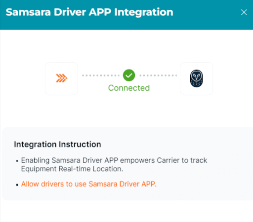 Samsara and BeyondTrucks Integration