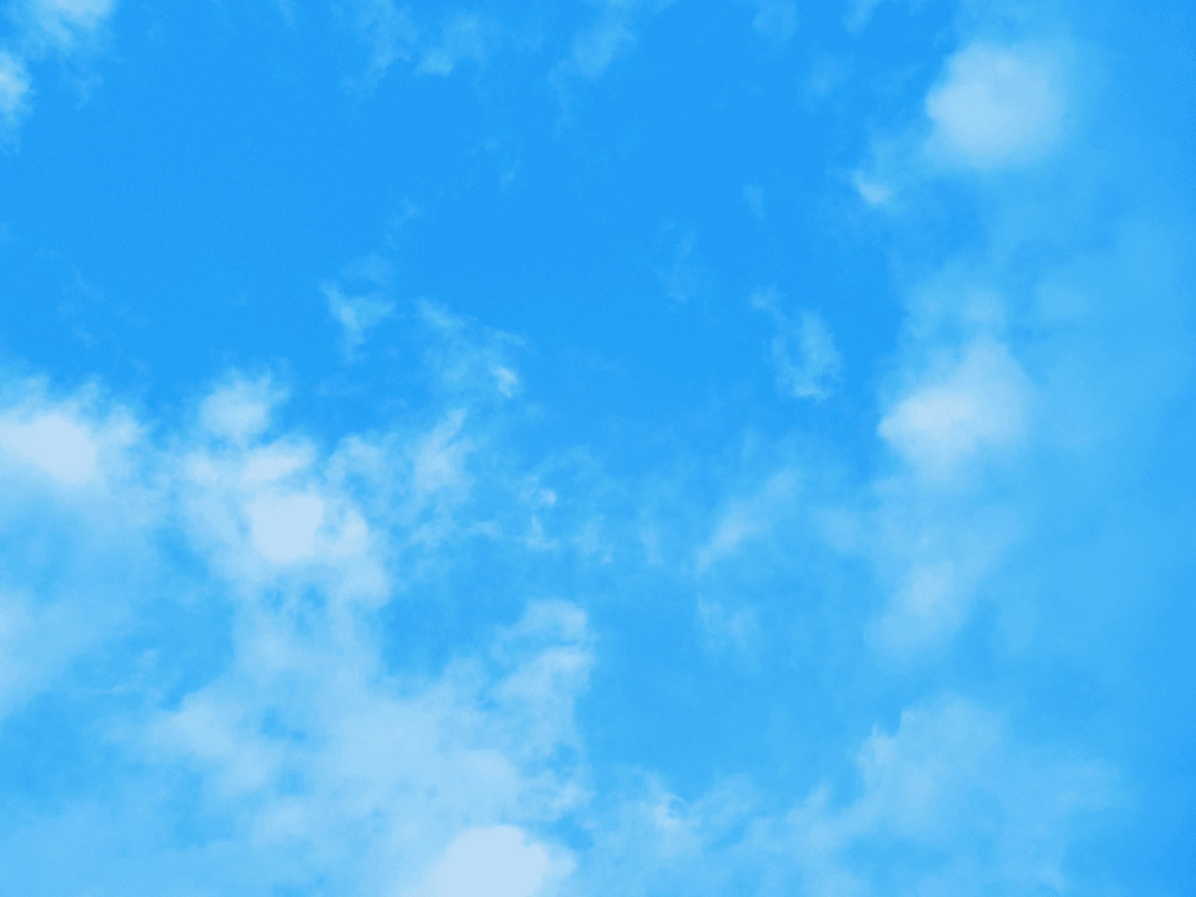 blue sky with white clouds