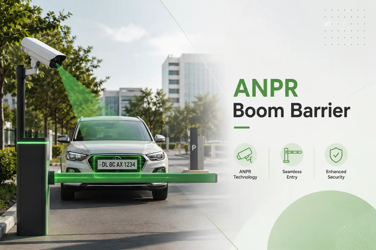 ANPR Boom barrier