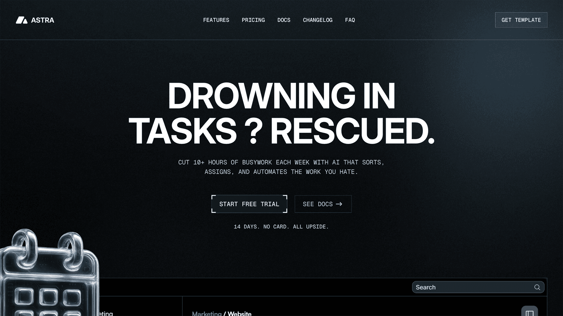 Astra Forge Framer template