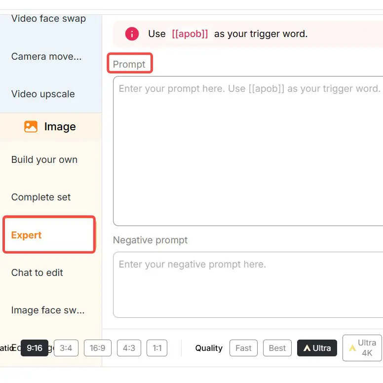 Generate AI headshot Portraits with Prompts