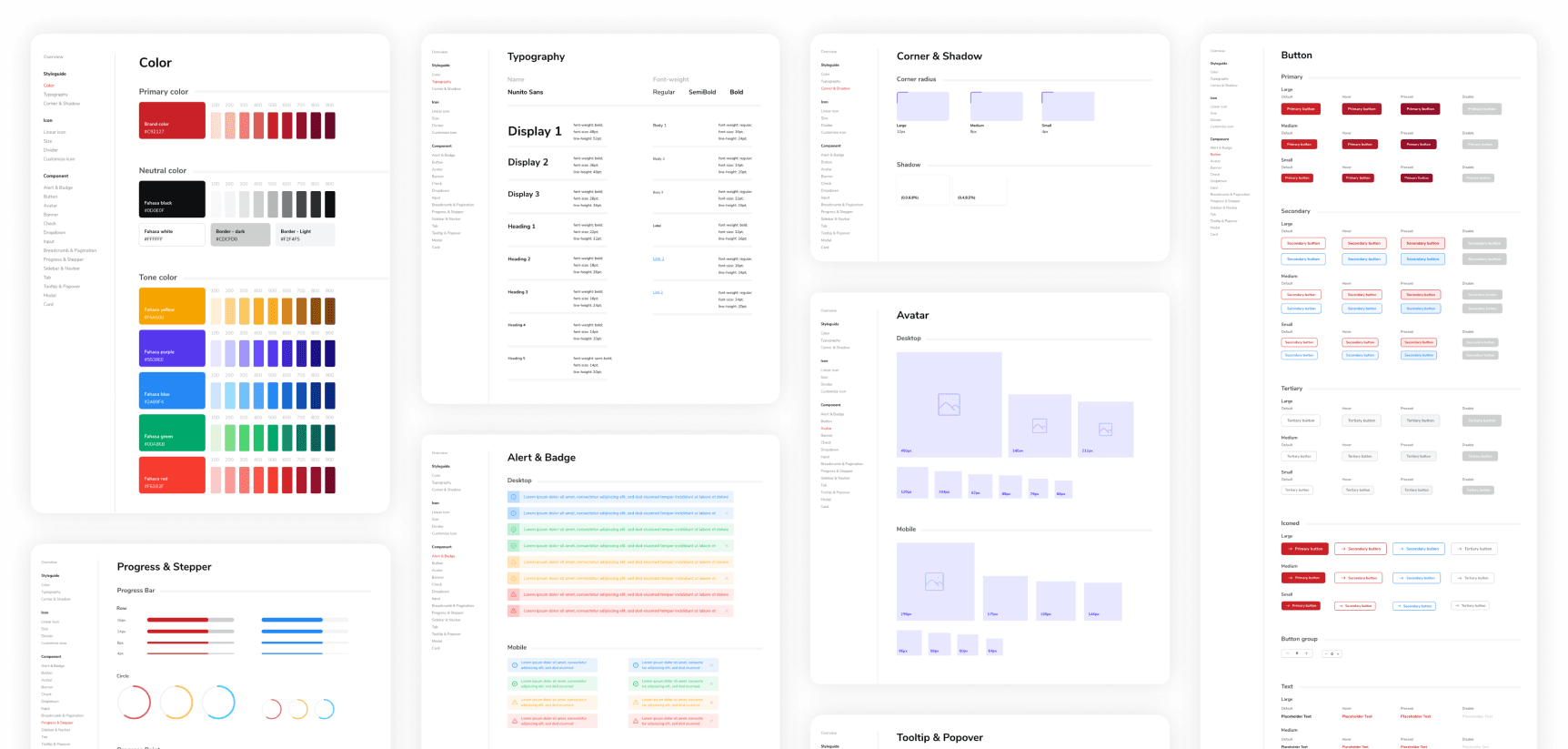 Design system UXUI case study Fahasa - UXUI Product Design Nguyen Tan Toan