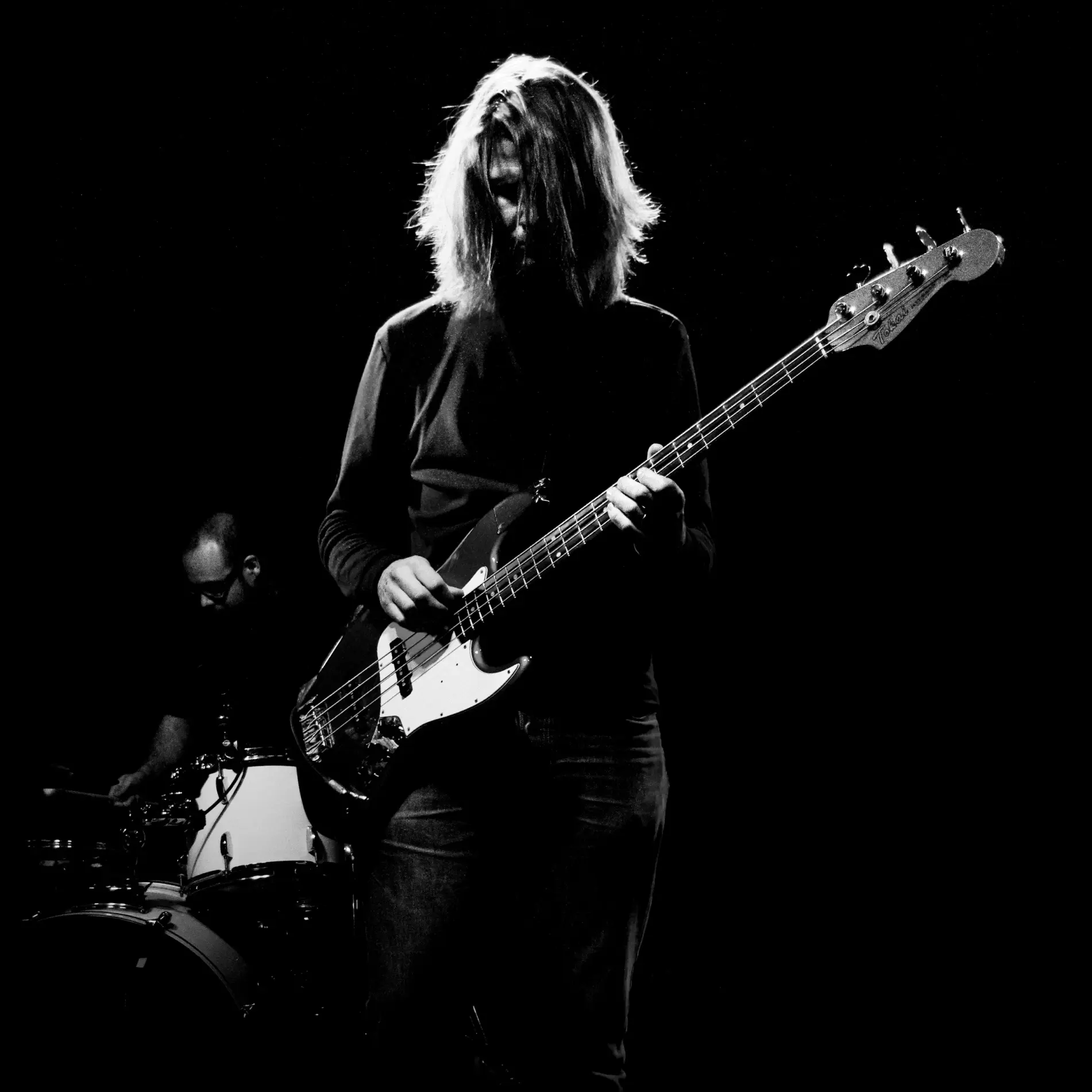 A band playing music.