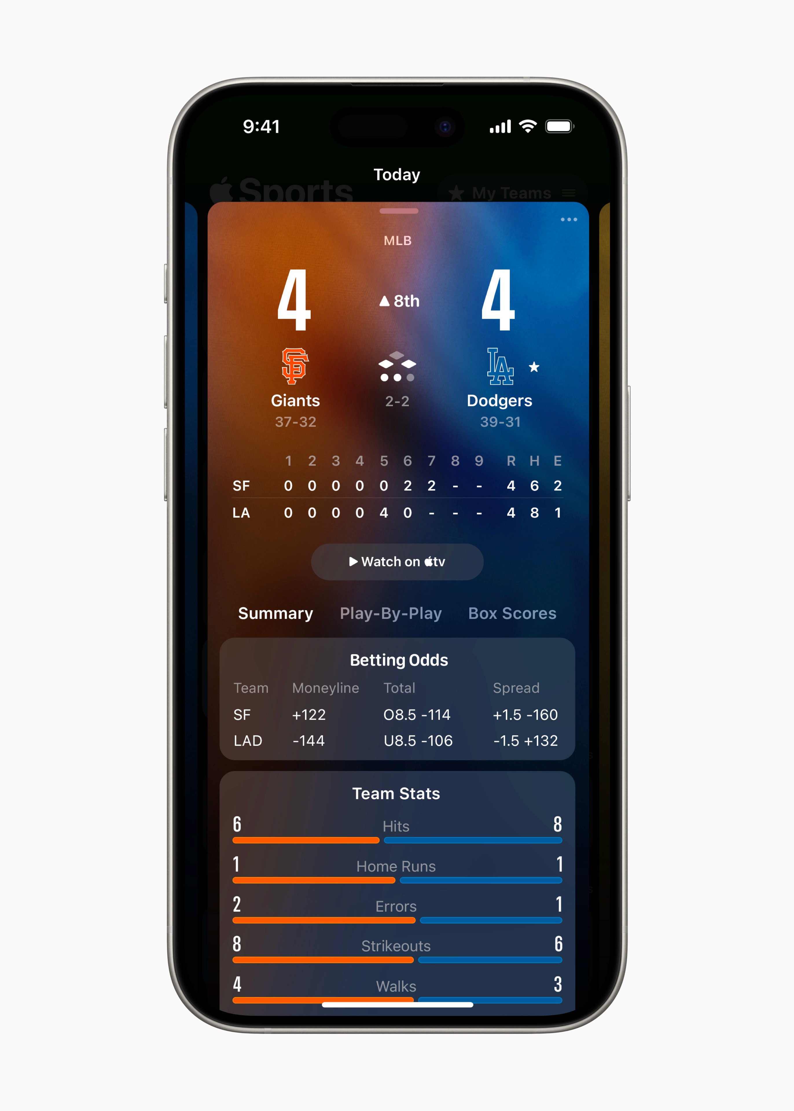 Credit: Apple Sports