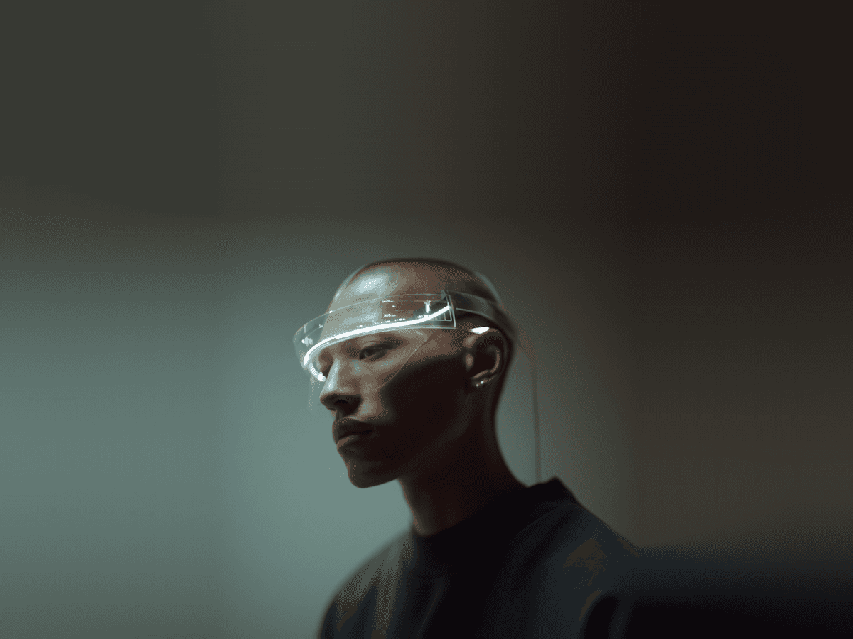 Futuristic Visor Portrait