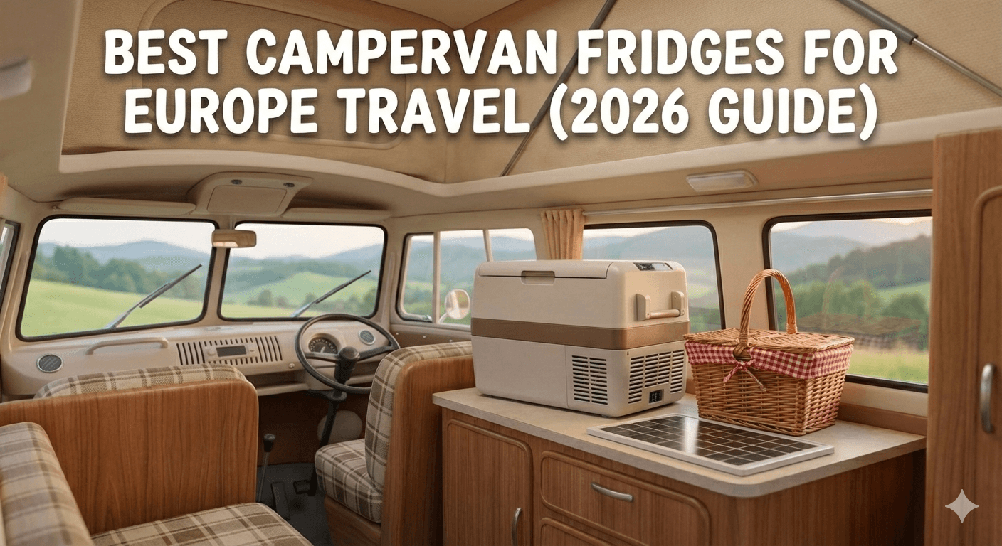 Fridge vintage campervan