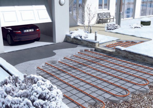 Raychem self regulating heat trace cables for driveways walkways and pipe protection in BC climates