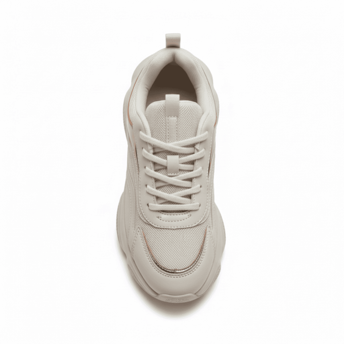 Corbell Nova Edge women's white sneaker with chunky sole and tonal laces.