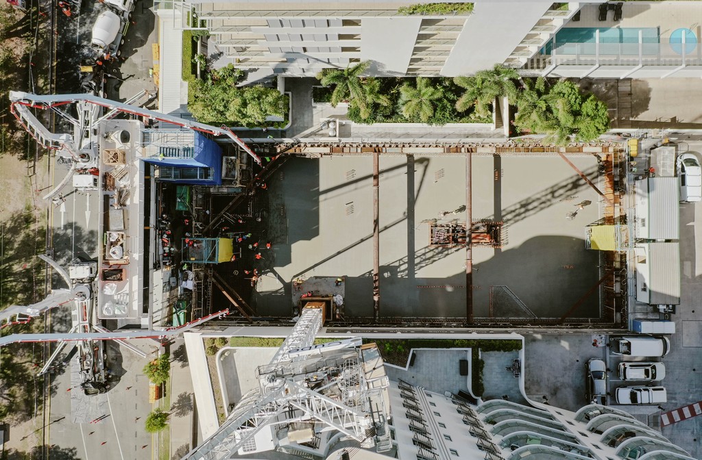 Commercial concreting project in Brisbane