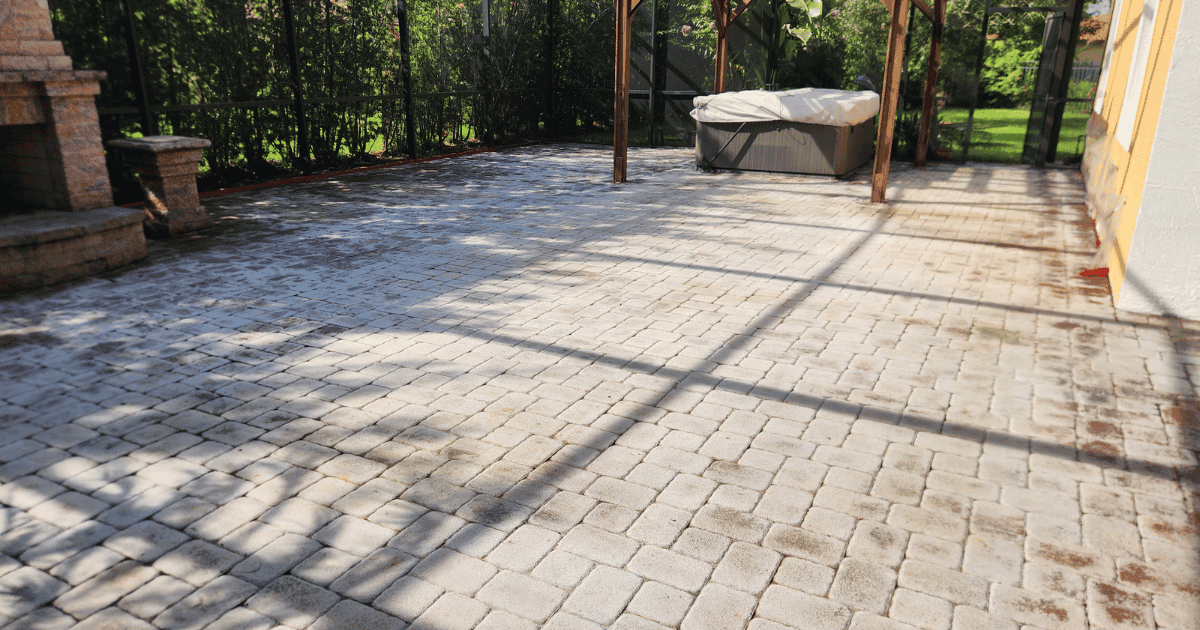 Failed sealer on pavers in debary FL