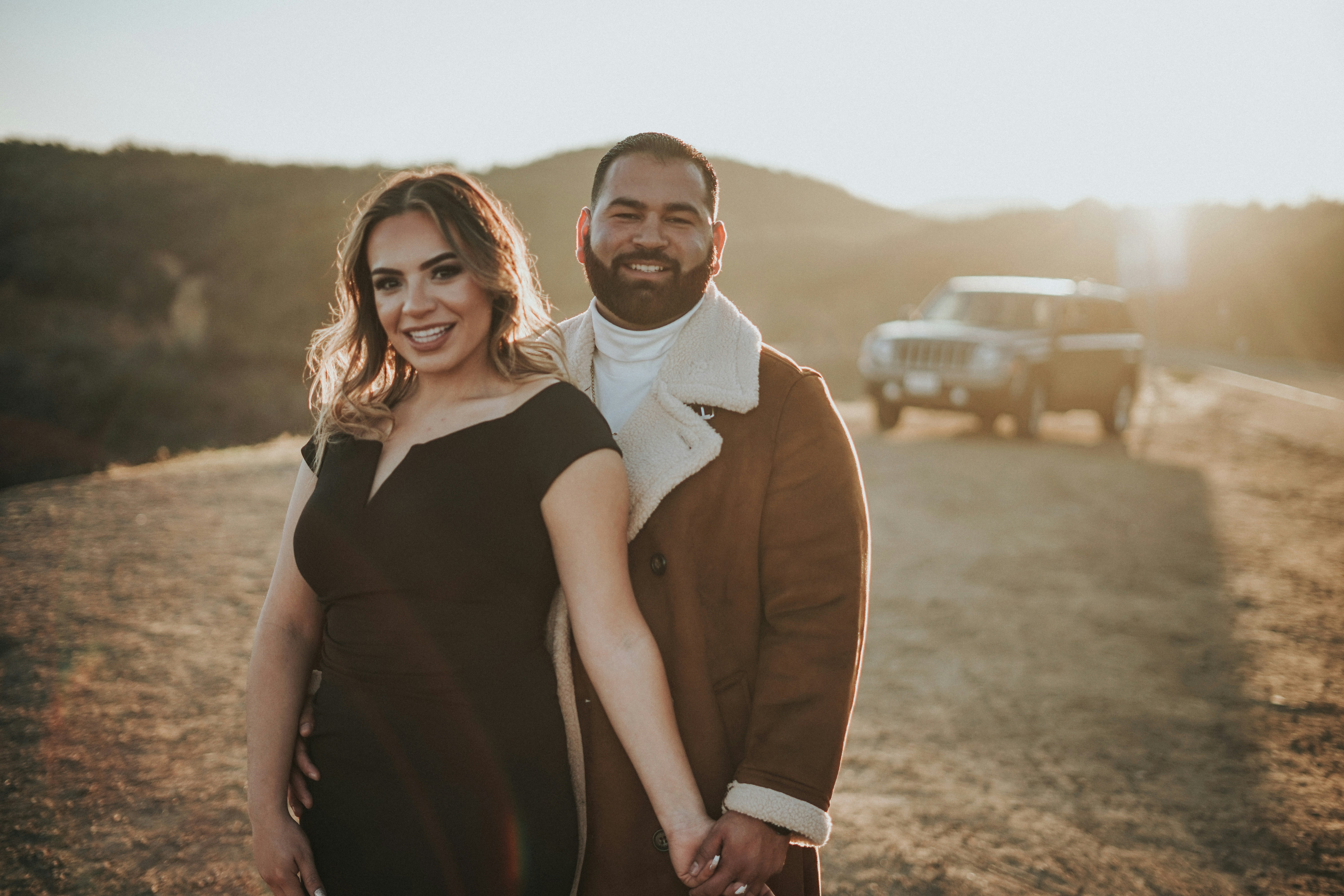 Couple in canyon