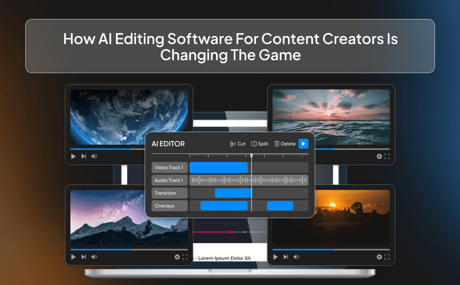 How AI editing software for content creators is changing the game