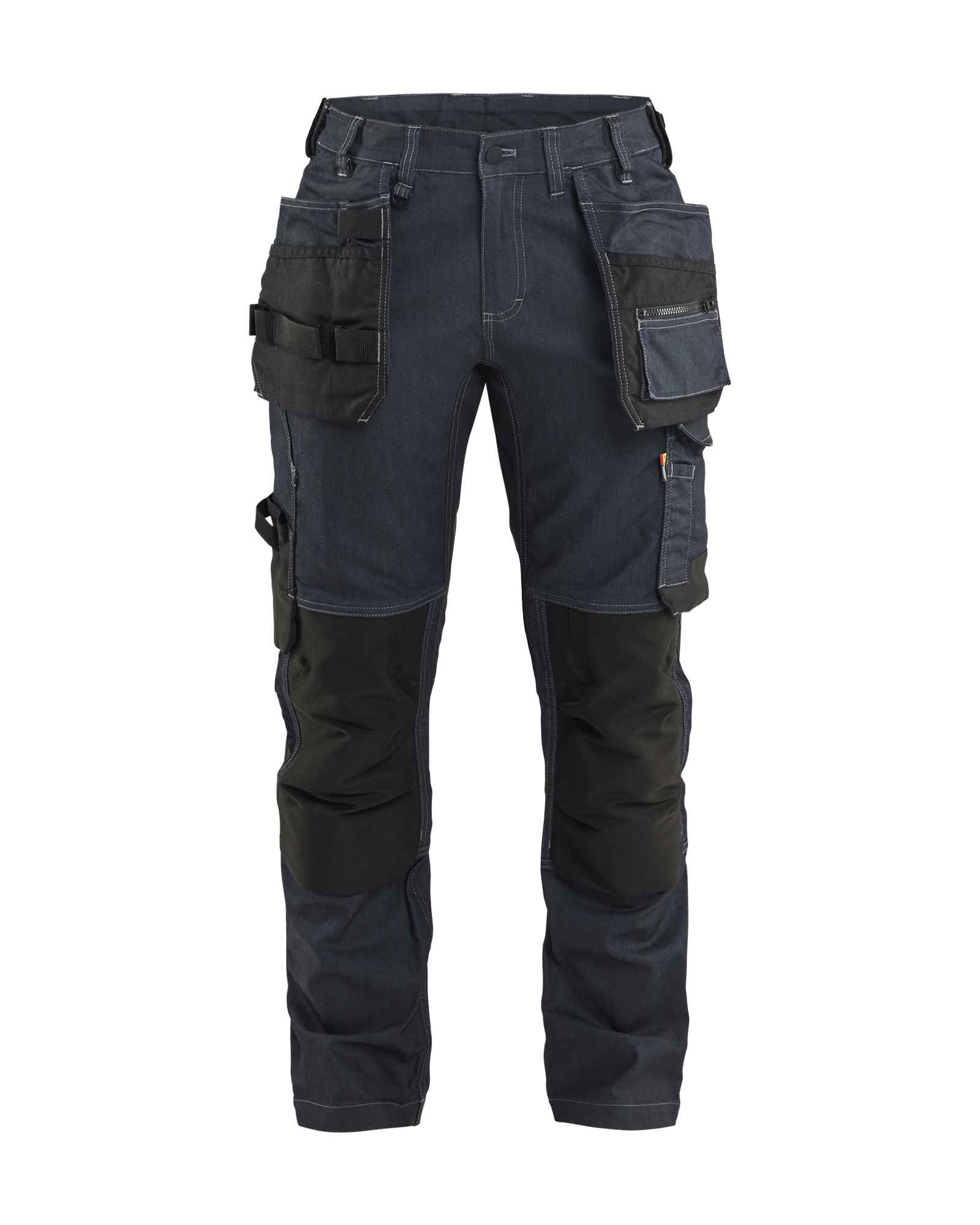 Werkjas dames voor de bouw — Blåkläder Dames Werkbroek denim stretch met gereedschapszakken