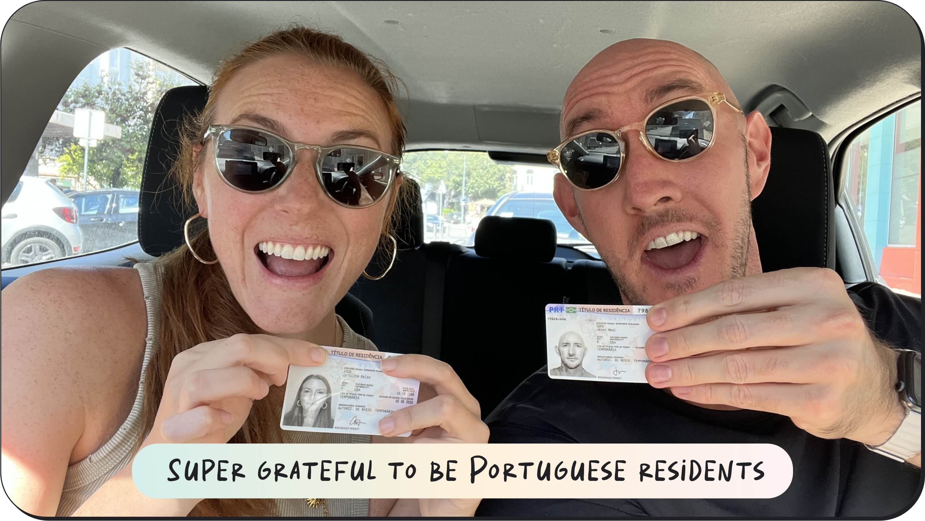 We became official Portugal residents