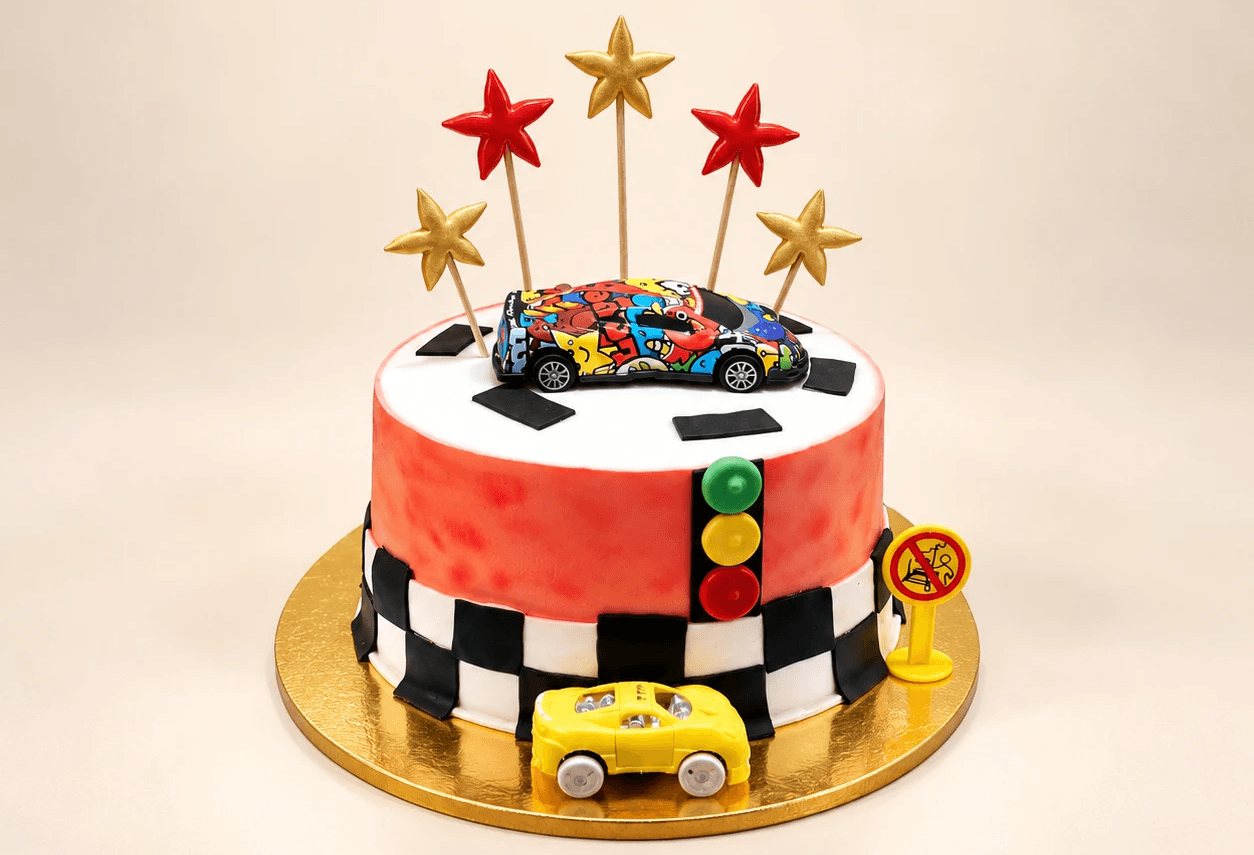 Racing Champion Cake