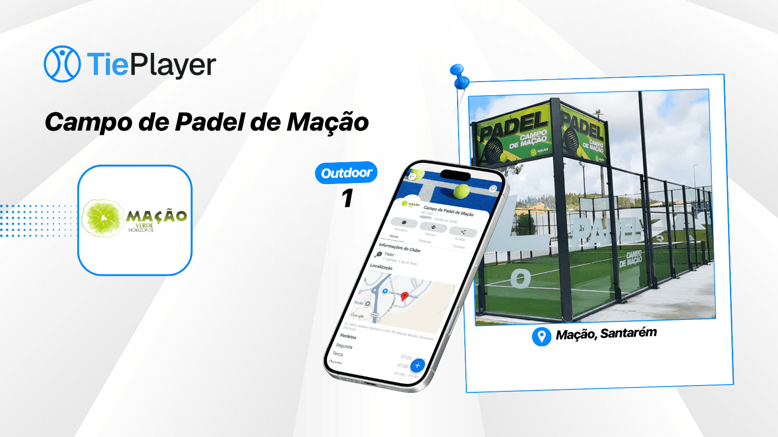 Book a padel court at Campo de Padel de Mação