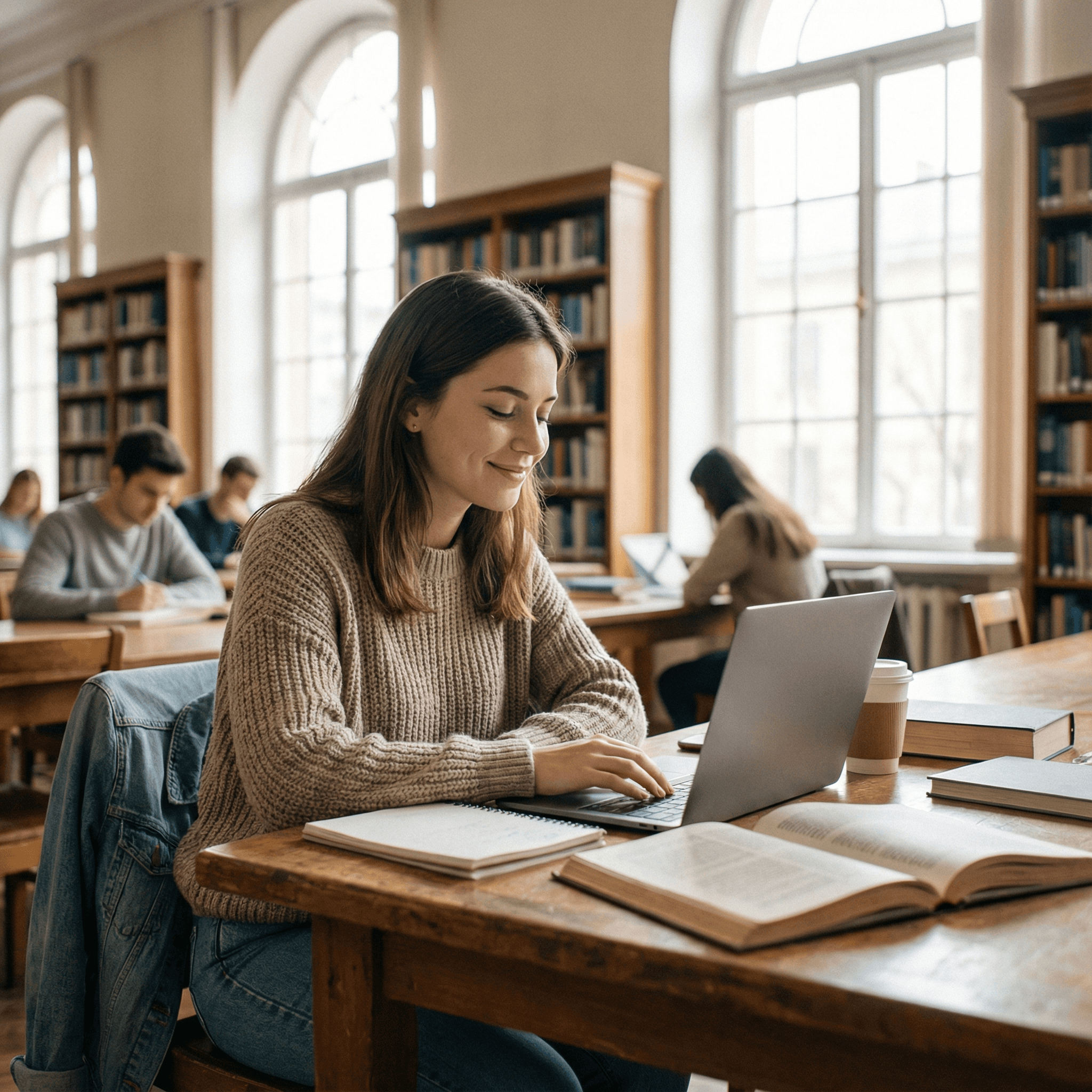 Eine Hochstudentin meldet sich im anny Buchungssystem per Single-Sign-On mit ihrem Hochschul-Login an
