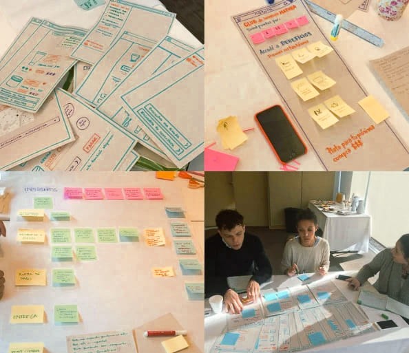 Momentos de trabajo con el equipo de Navent