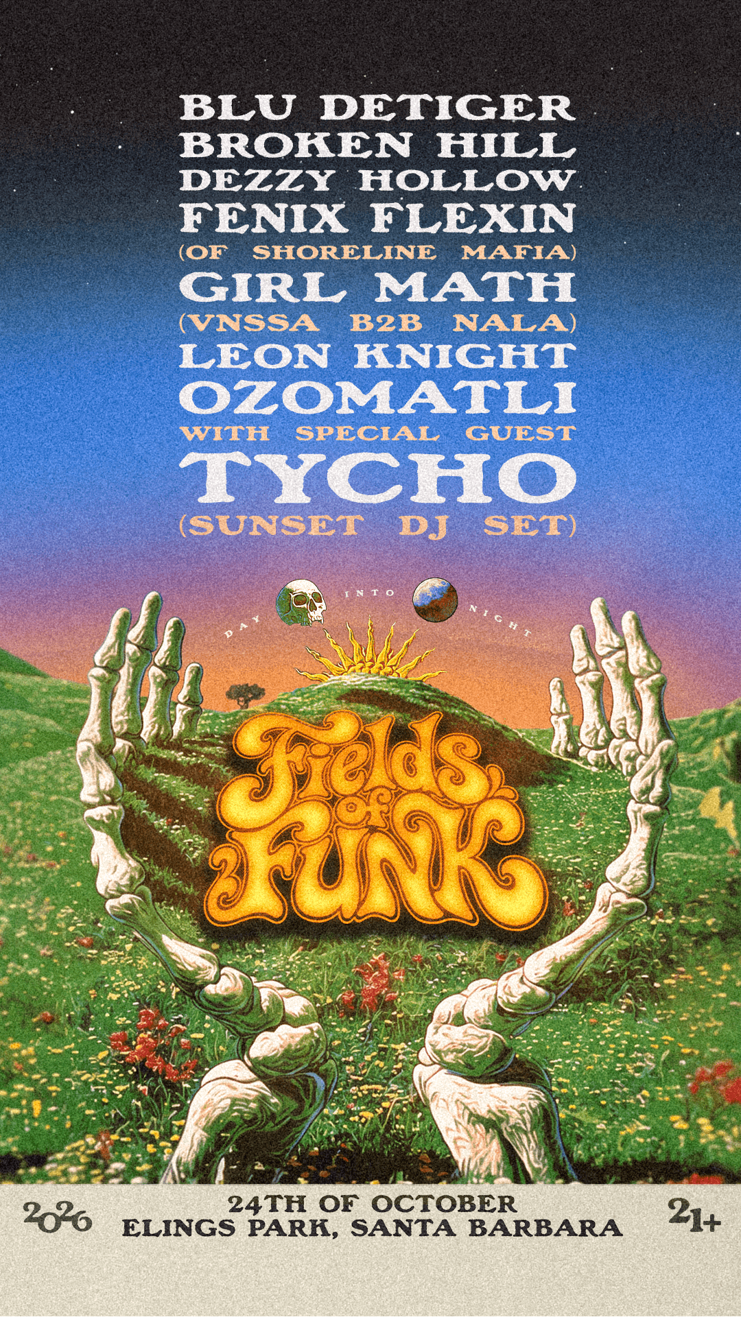 Fields of Funk festival artwork