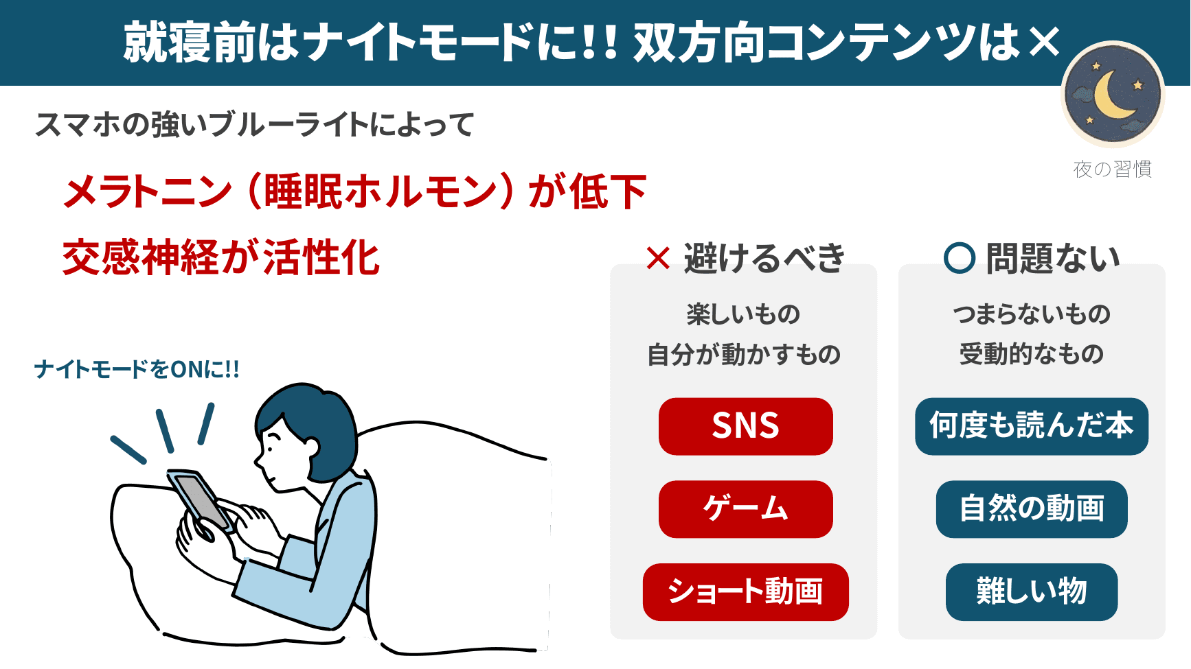 仮眠で気を付けることは「時間帯」と「長さ」
