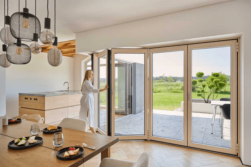 Solarlux Combiline Glas-Faltwand