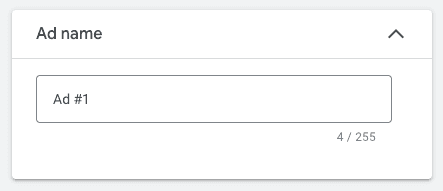 How to name your YouTube ad