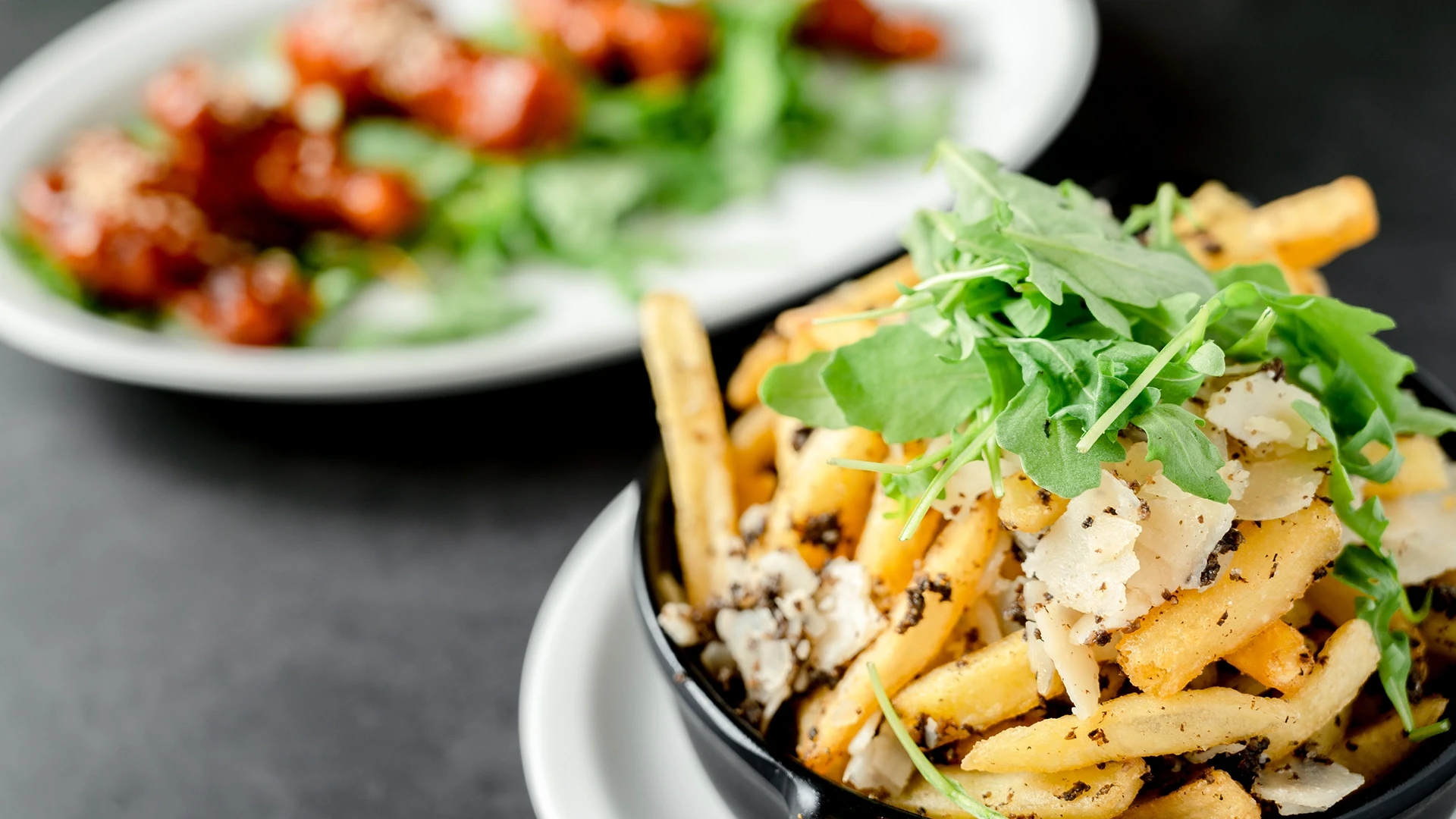 Avocado Toast with Blueberrie served in a large plate