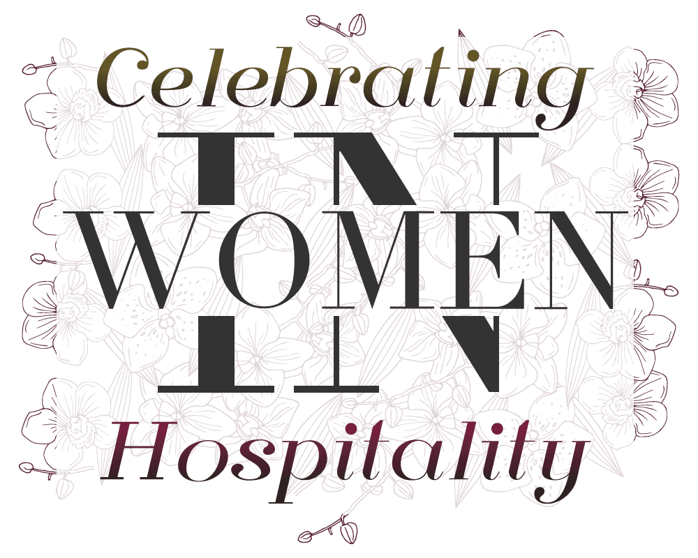 "Women In Hospitality" logo for AKINASIA by Suzaku Productions