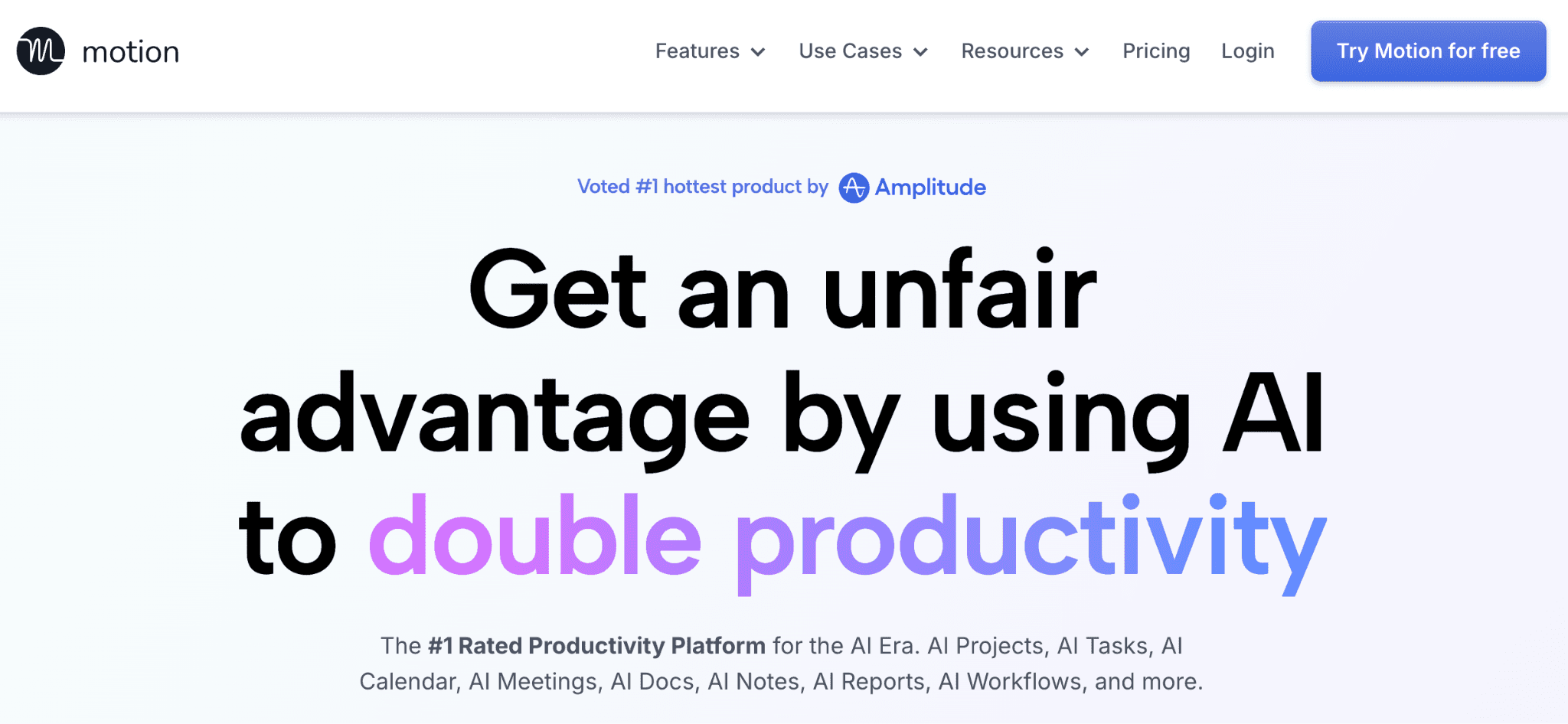 Motion homepage