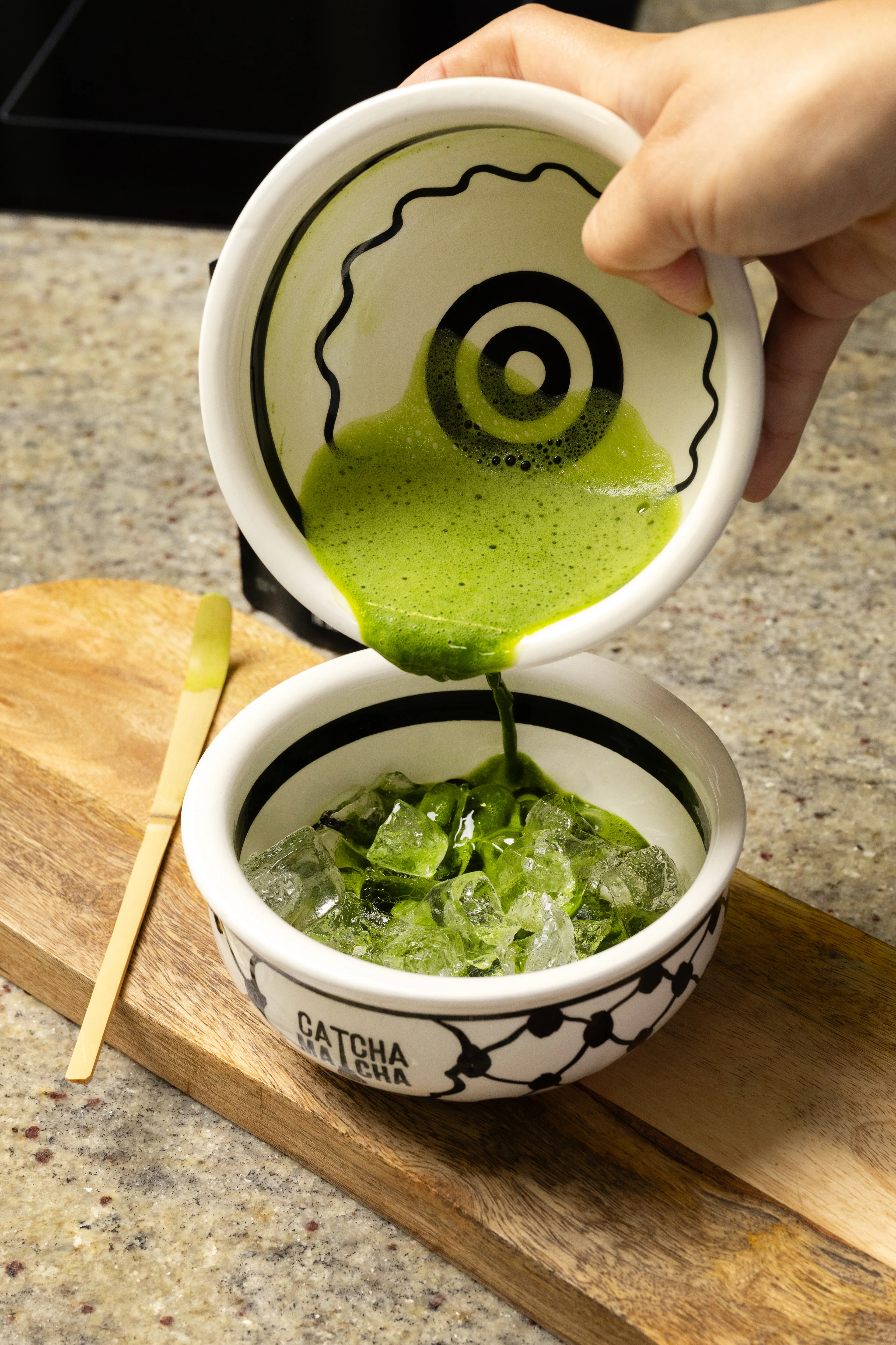 Catcha Matcha being prepared