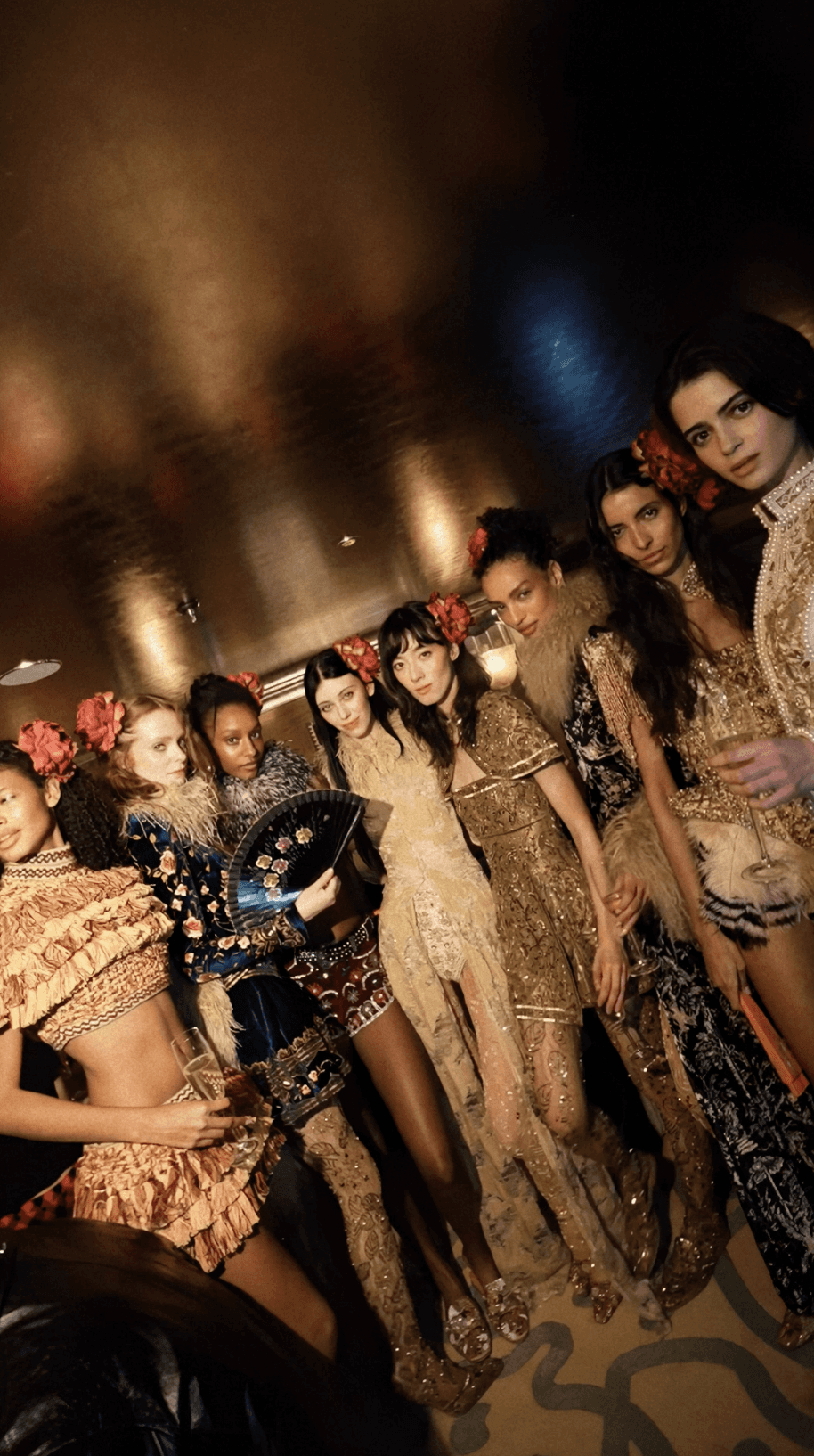 Bride in white dress walking on street, blurred motorcycle passing