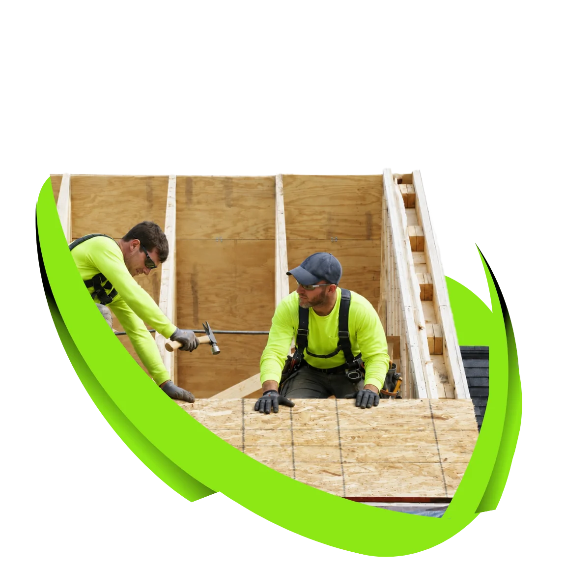 Licensed Fresno roof replacement crew installing a new roof on a residential home