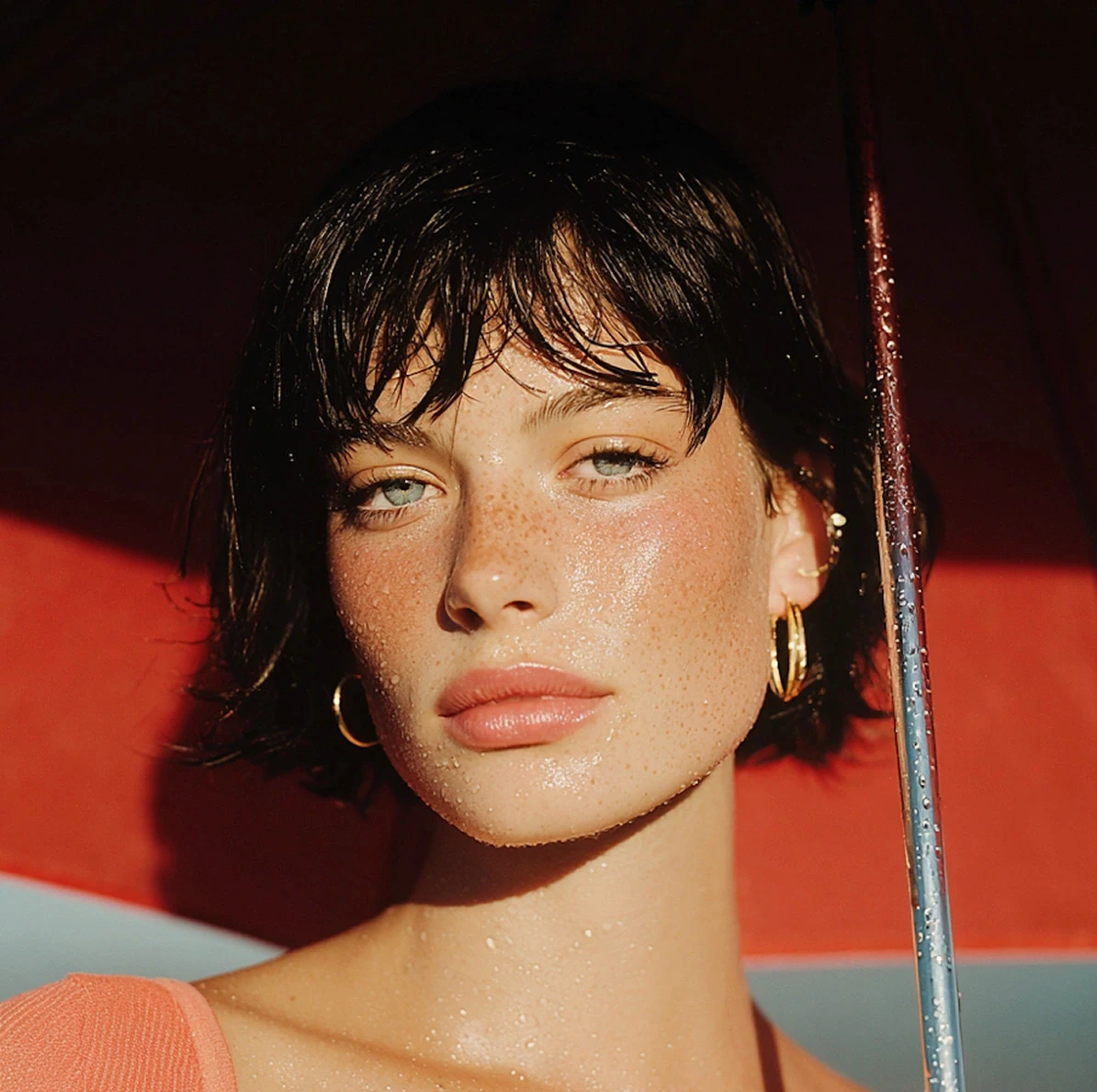 Orange Rain portrait image