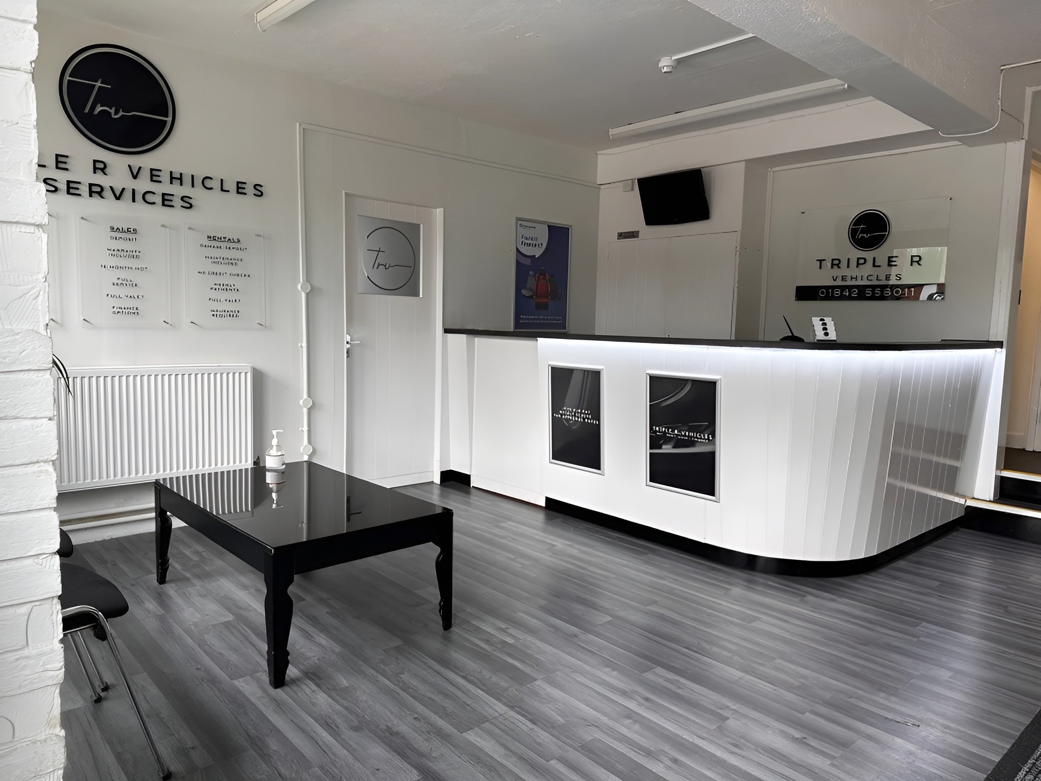 A photo of the TRV reception area at their Thetford Office.