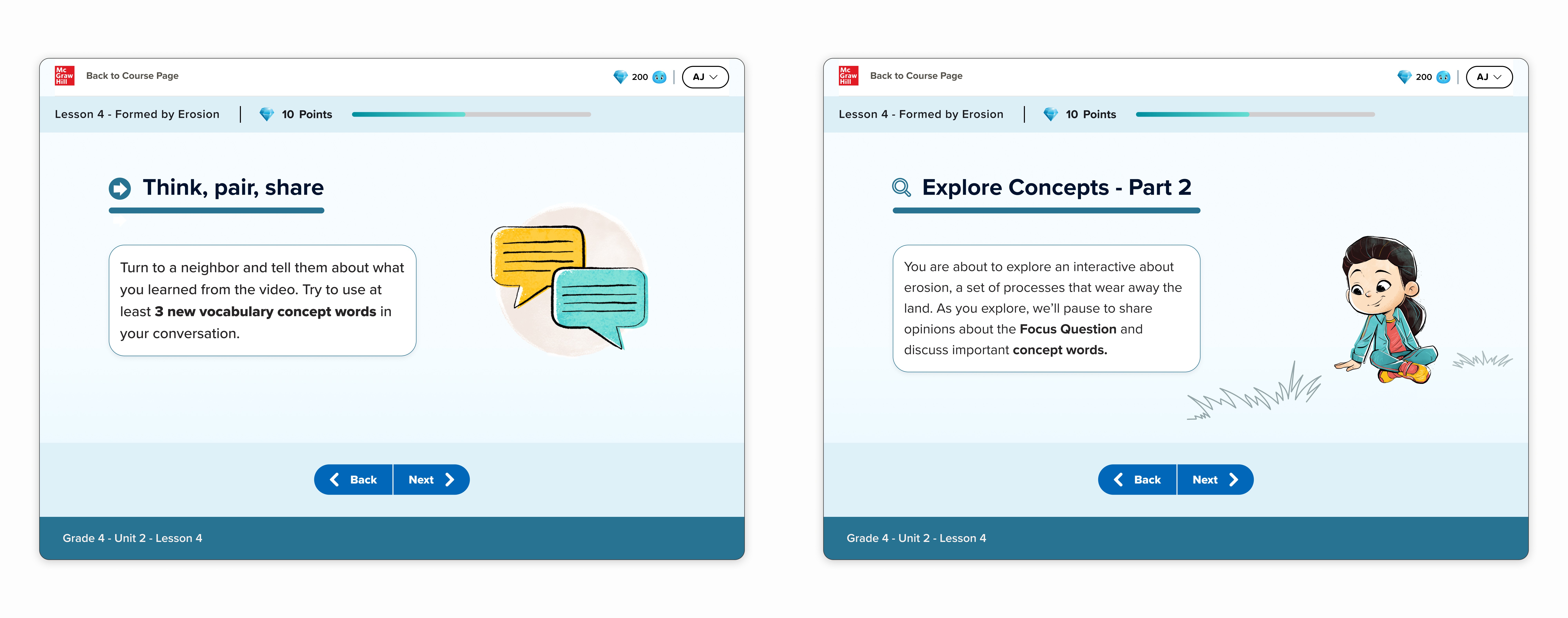 Walking on mountains