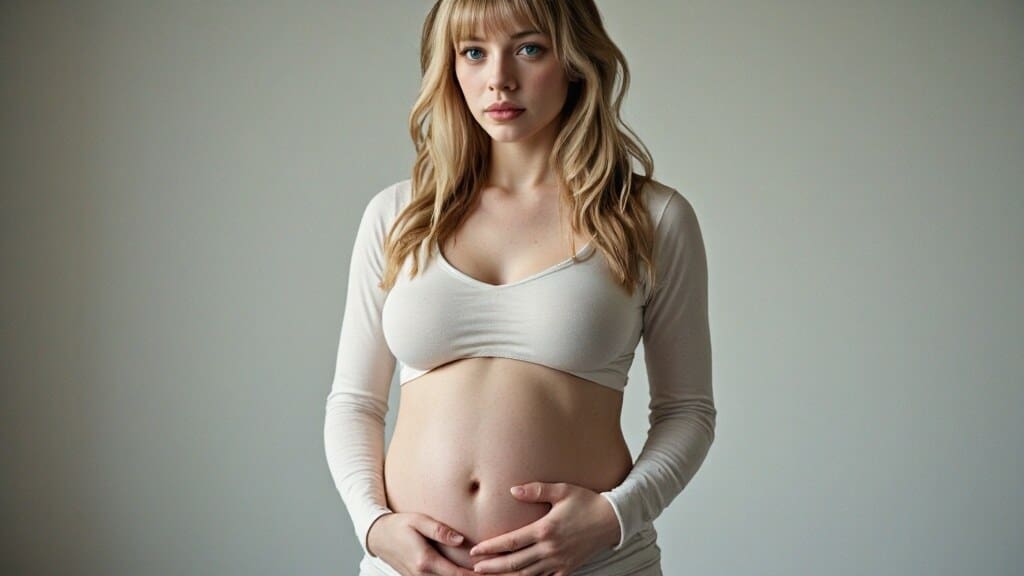 pregnant woman silhouette