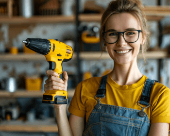 Female DIY entrepreneur