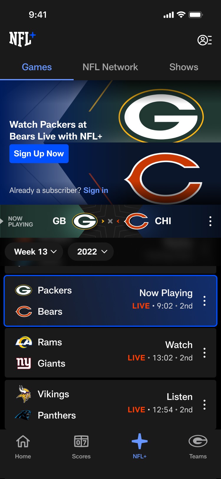 purple white and orange light