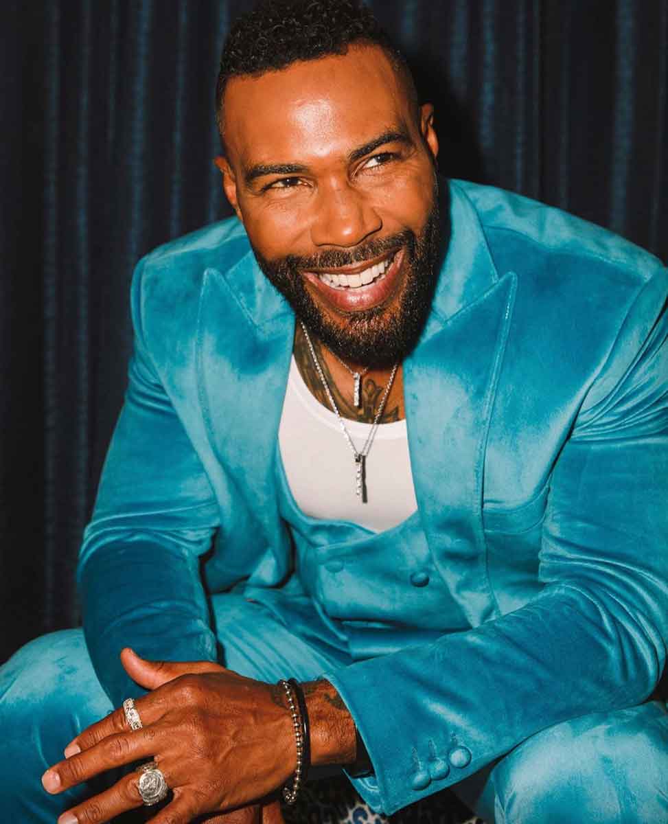 Omari Hardwick styled by miami celebrity fashion stylist Steven Lassalle