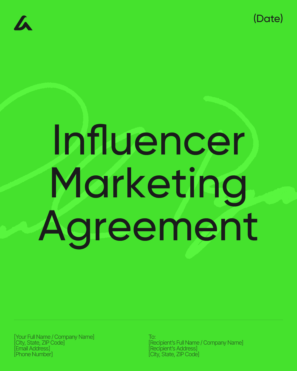 Influencer Marketing Agreement