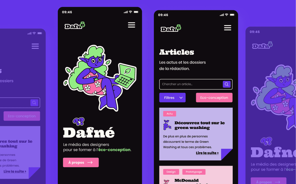 Responsive version Dafne