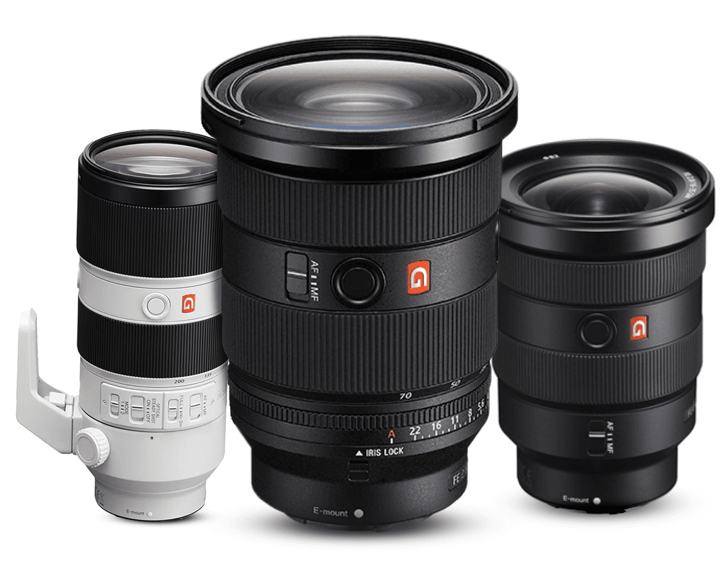 Sony FE 16-35/24-70/50mm Lenses