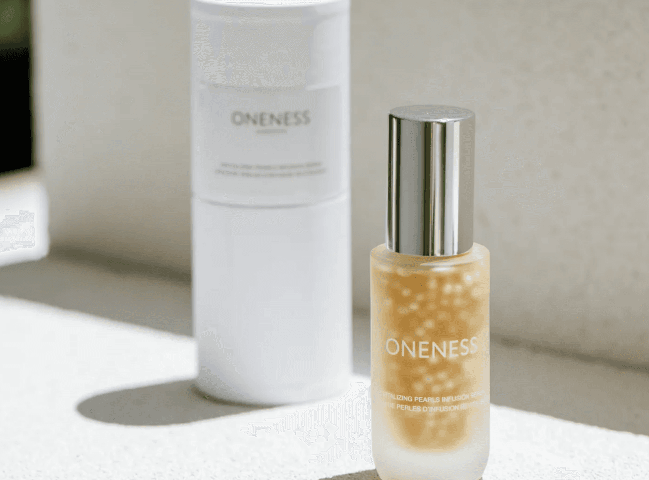 Using the Hydrating sheer powder and the powder brush to apply on skin