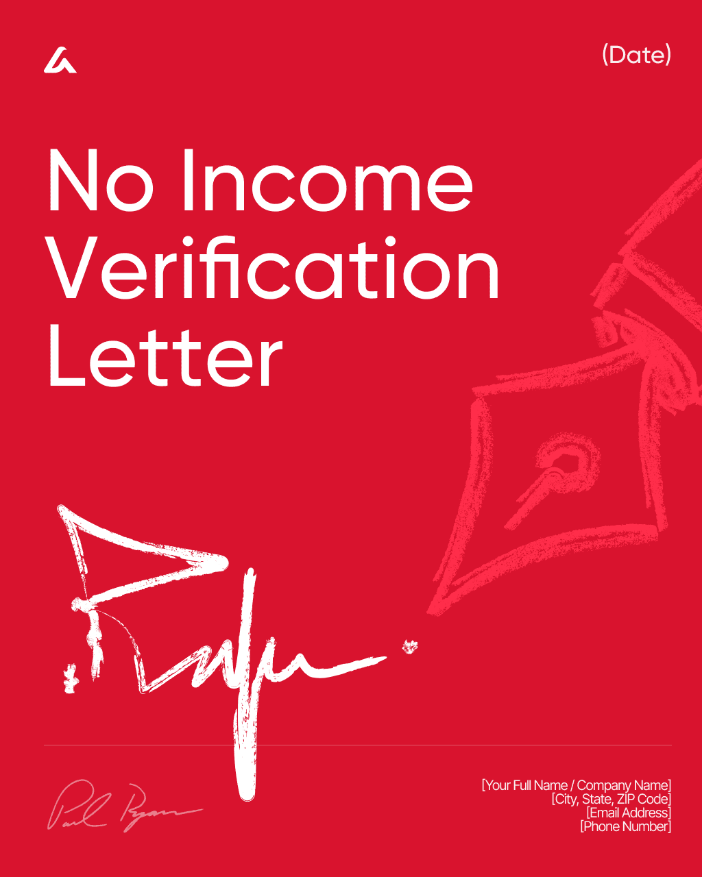 No Income Verification Letter