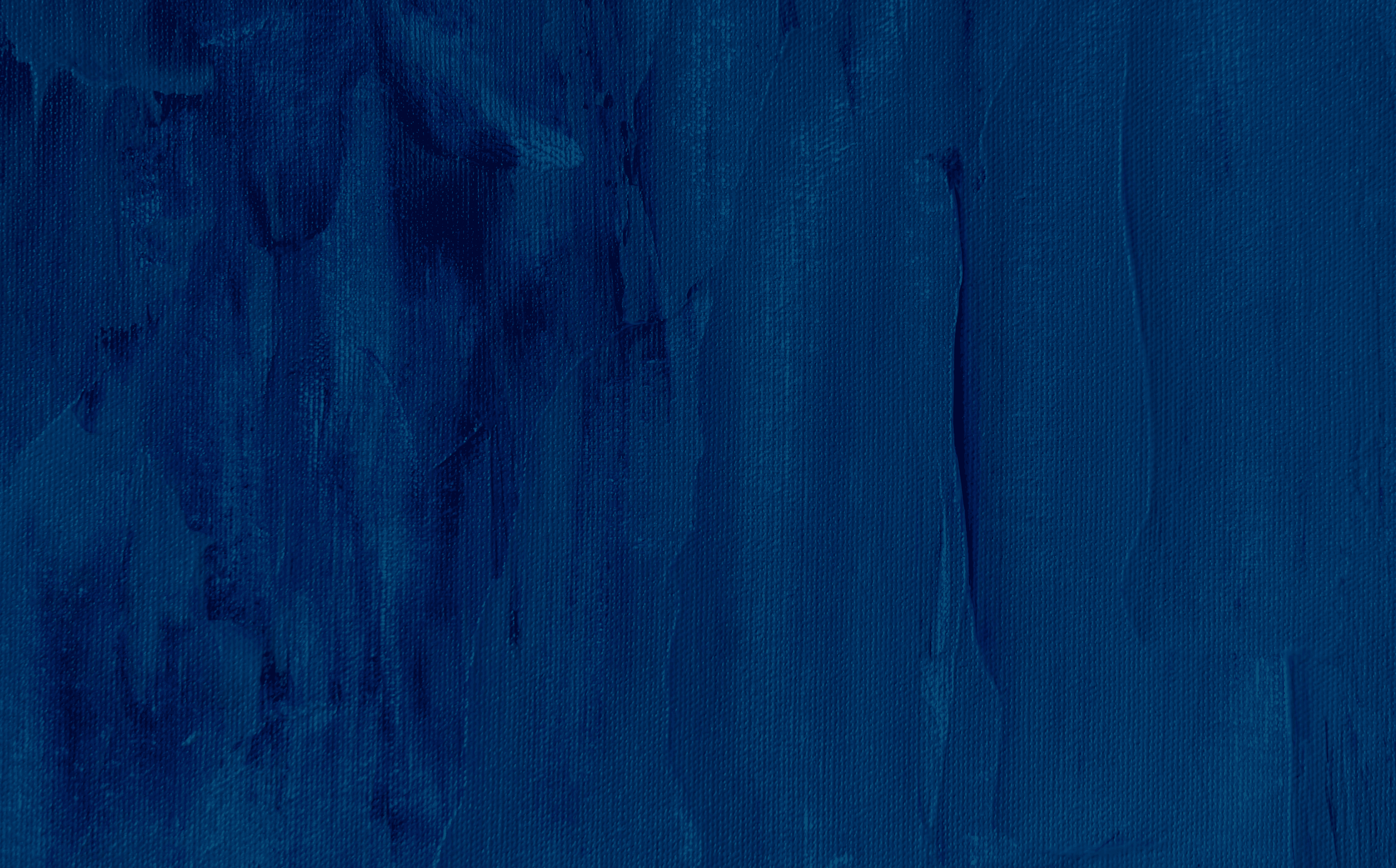 a painting of blue paint on a wall