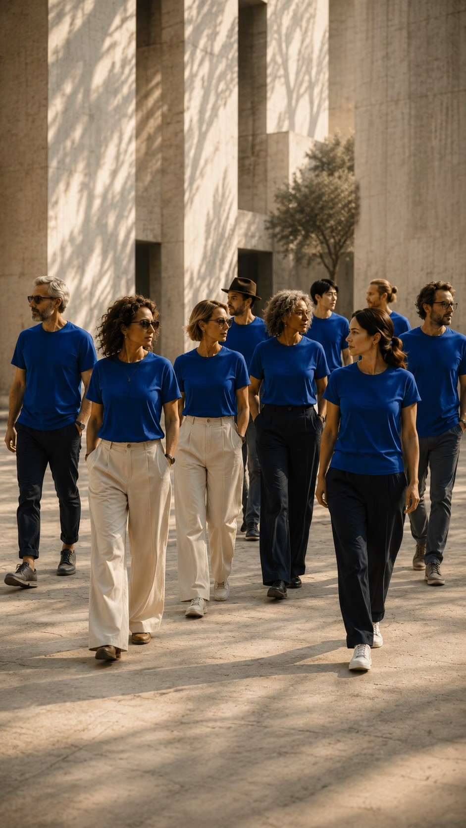 Interlude éditorial — scène de groupe.