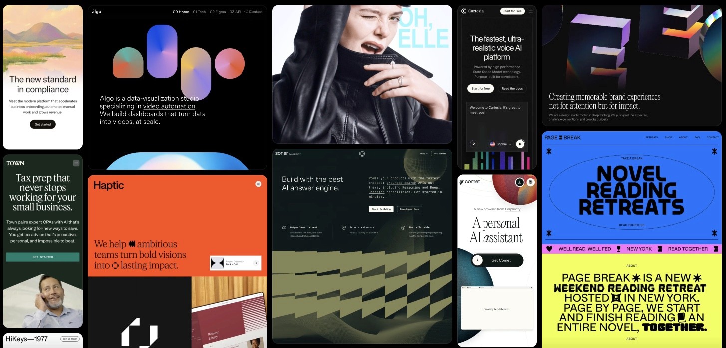Framer sites background