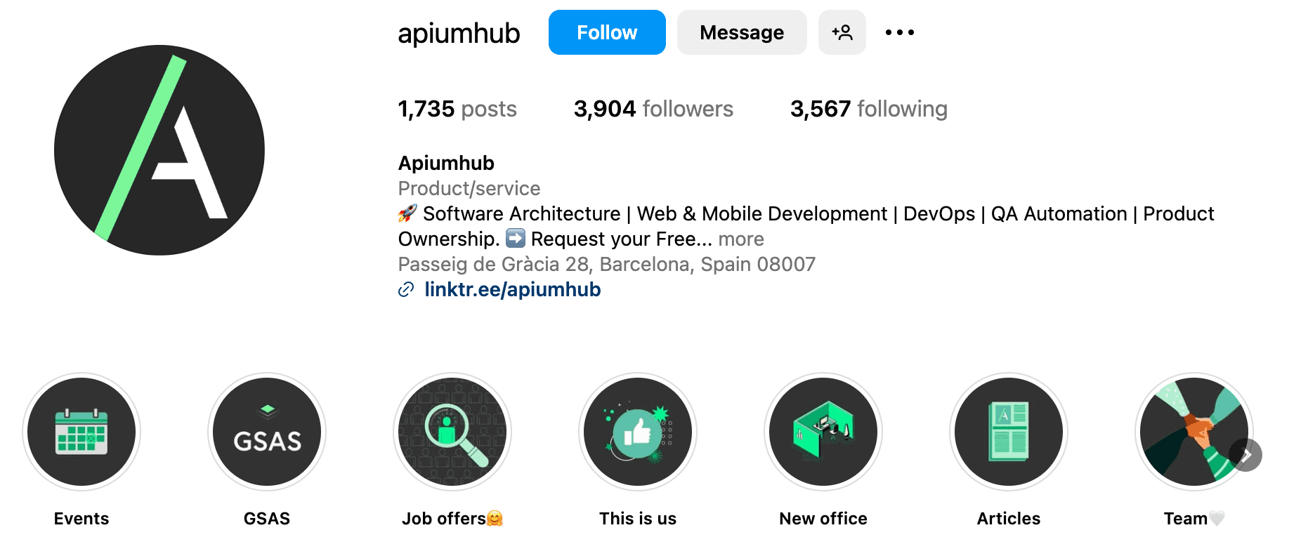 Marketing Spotlight: Apiumhub Marketing Strategy Social Media Strategy